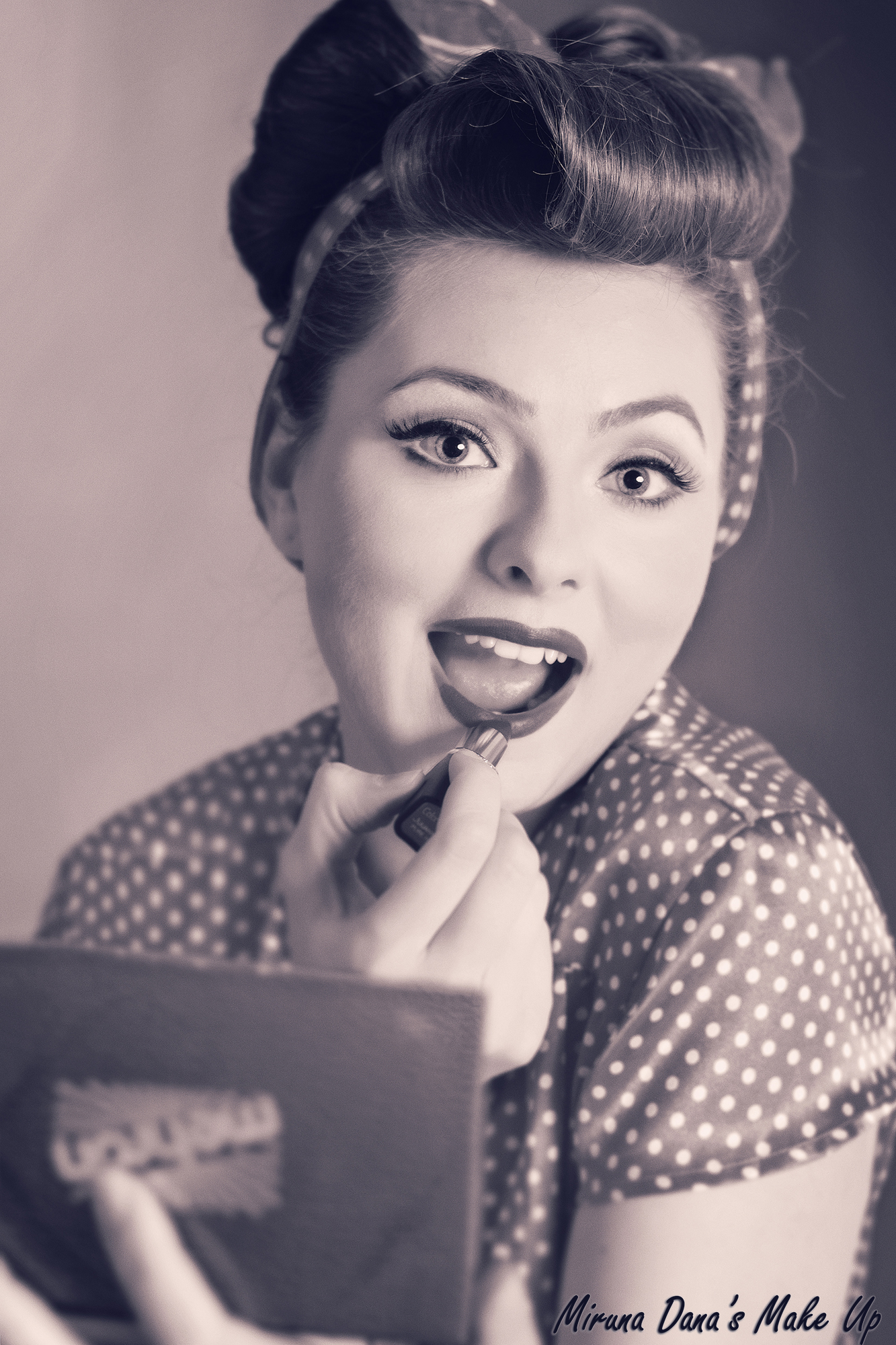 Cute Irina With 1950s Makeup :)